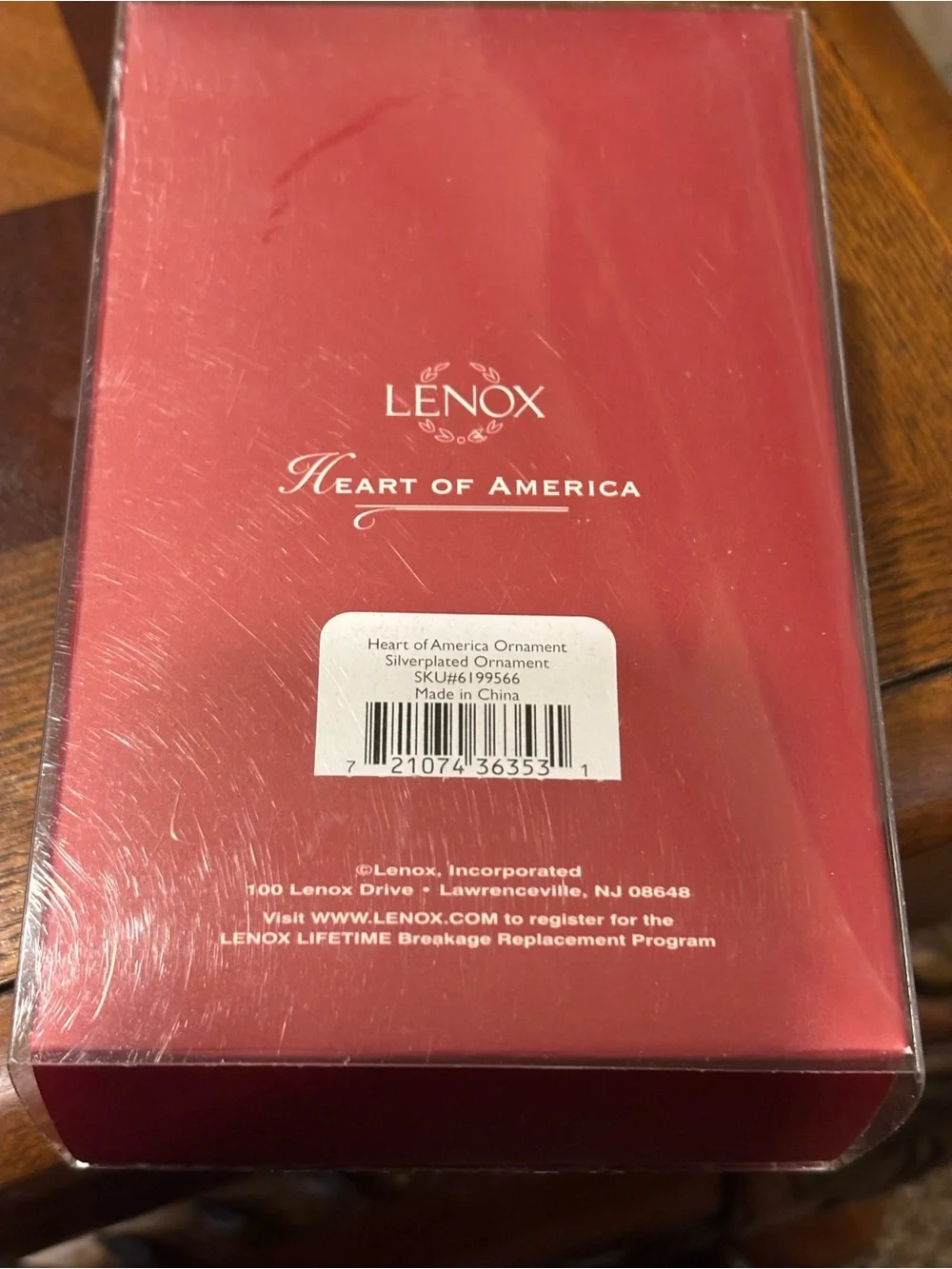 Lenox puffed heart